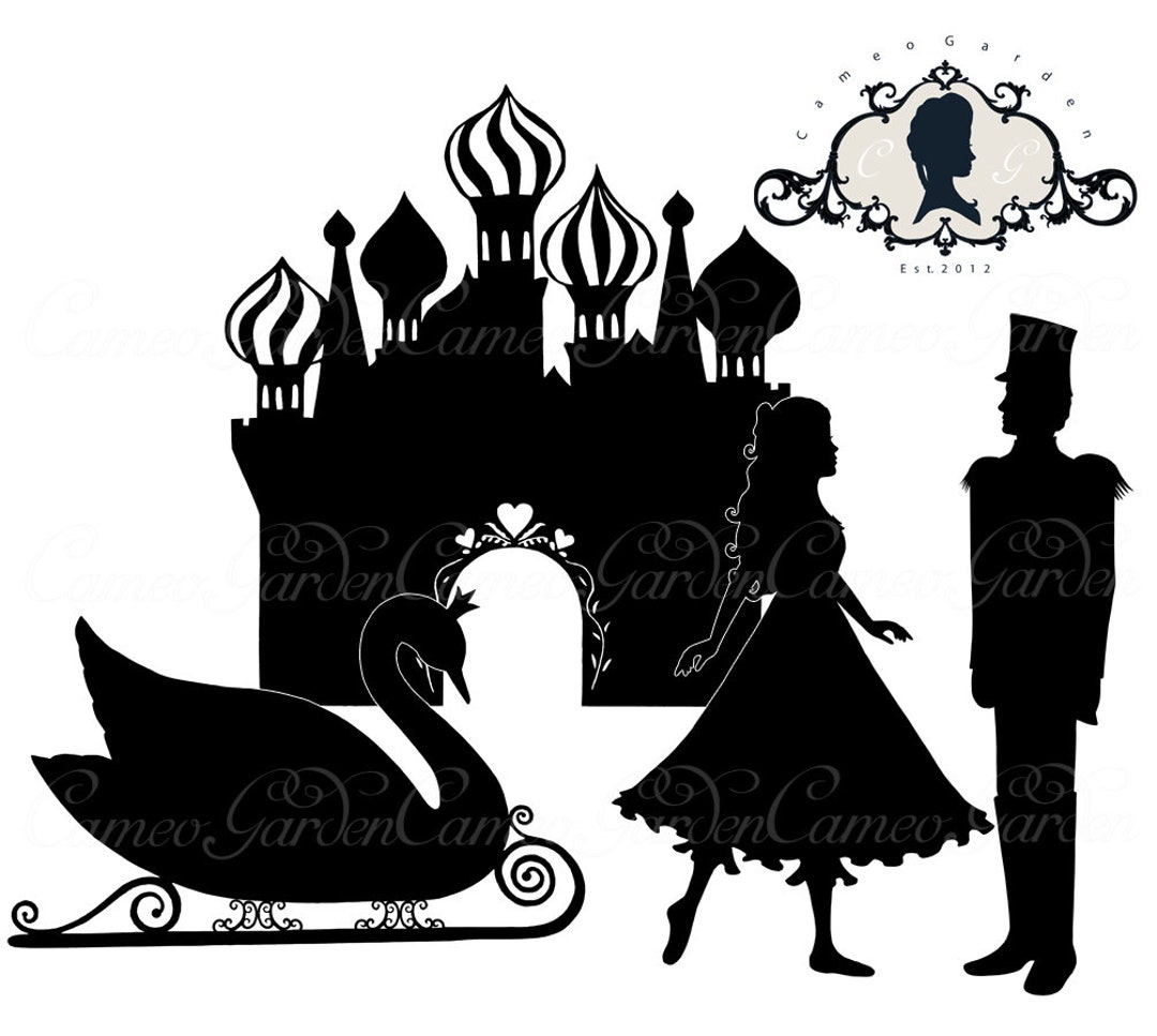 Silhouette the Nutcracker Doll Kingdom Clipart Christmas Clip Art for