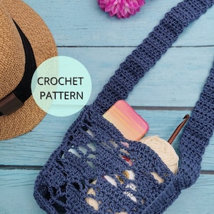 Crochet Bag Pattern- Crochet Shoulder Bag Pattern- Crochet Purse- Bag Pattern- Crochet Tote Bag- Crochet Tote- Crochet Shoulder Bag