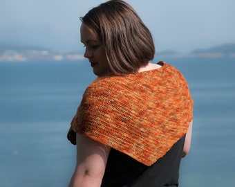 Autumn Leaves Crochet Shawl Pattern, Beginner Friendly (PDF Pattern)