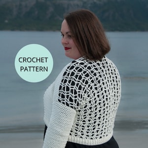 Crochet Cardigan, Crochet Pattern, Crochet Sweater, Crochet, Cardigan, Cropped Cardigan, Cardigan Sweater, Easy Crochet Pattern, Crochet Top