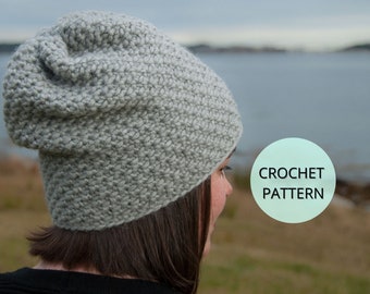 Crochet Beanie Pattern- Crochet Pattern- Crochet Hat- Crochet Beanie- Hat Pattern- Crochet Hat Patterns- Winter Hat Pattern- Winter Hat