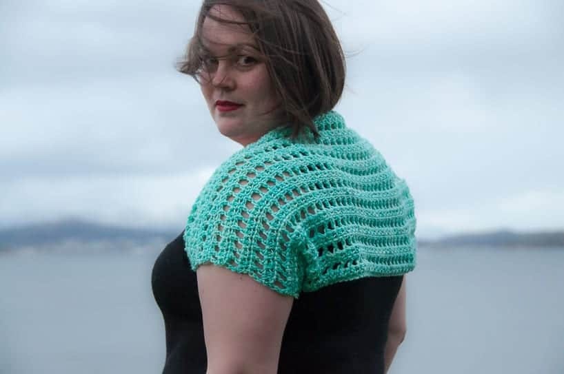 40 Bolero Crochet Patterns: Add a Chic Touch to Your Wardrobe Today! 19 Tunisian Crochet Lace Bolero Pattern: Women's Top