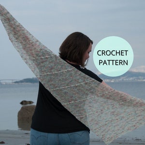 Crochet Shawl Pattern,Crochet Shawl,Shawl Wrap, Crochet asymmetrical Shawl, Crochet Pattern Shawl, Women Shawl, Scarf, Crochet Scarf Pattern