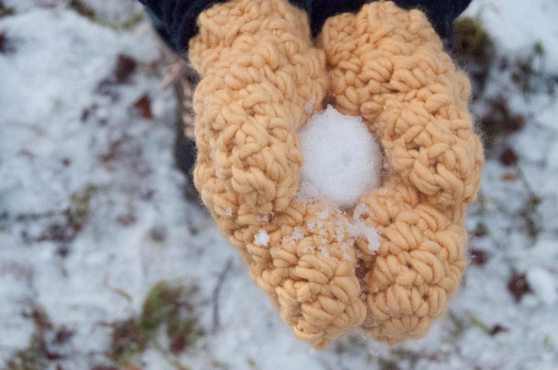 Bulky Mittens Crochet Pattern, Crochet Mittens Pattern, Mittens for Women, Mitten Crochet Pattern, Mitten Pattern, Mitten Glove, Mittens image 4