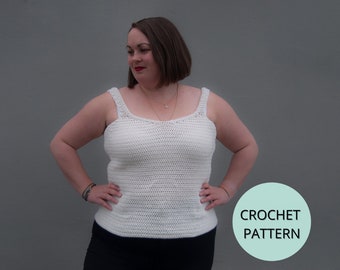 Crochet Top Pattern, Crochet Women's Top, Crochet Summer Top Pattern, Crochet Garment Pattern, Women's Crochet Pattern,Crochet Shirt Pattern
