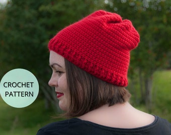 Crochet Beanie Pattern- Crochet Pattern- Crochet Hat- Crochet Beanie- Hat Pattern- Crochet Hat Patterns- Winter Hat Pattern- Winter Hat