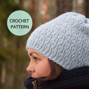 Crochet Beanie Pattern- Crochet Pattern- Crochet Hat- Crochet Beanie- Hat Pattern- Crochet Hat Patterns- Winter Hat Pattern- Winter Hat