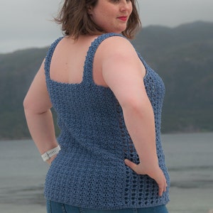 Crochet Tank Top Pattern- Crochet Summer Top Pattern- Crochet Top Pattern-Tank Top Pattern- Summer Top-tank Top- Easy Crochet-Sleeveless Top
