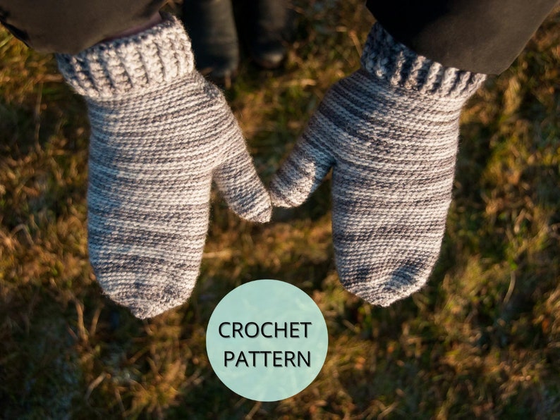 Winter Mittens Crochet Pattern, Crochet Mittens Pattern, Mittens for Women, Mitten Crochet Pattern, Mitten Pattern, Mitten Glove, Mittens image 1