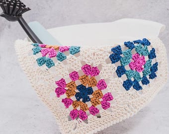 Easy Crochet Granny Square Dishcloth Pattern PDF
