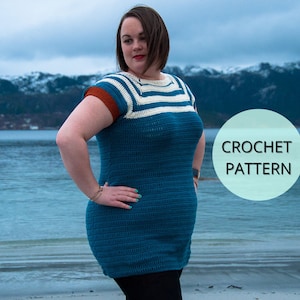 Crochet Dress Pattern- Crochet Summer Dress Pattern- Crochet Clothes- Dress Pattern PDF- Dress Pattern- Easy Dress Pattern- Crochet Dress