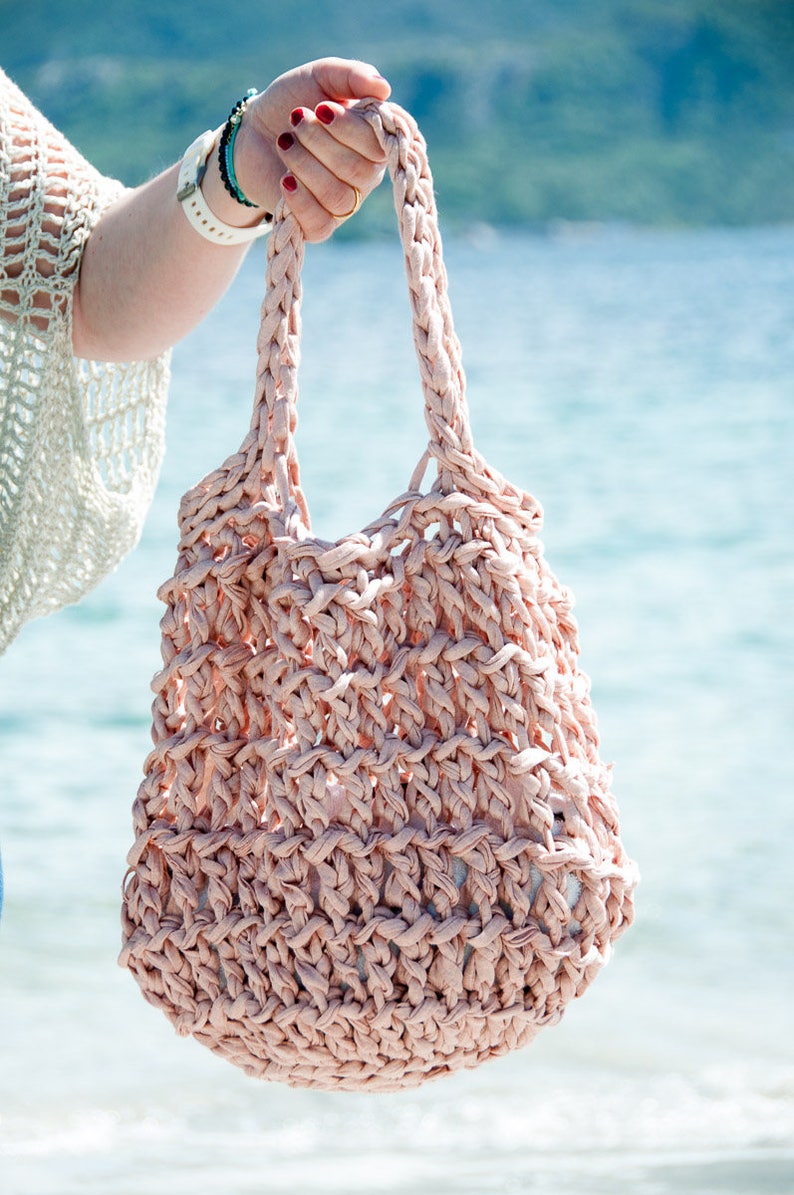 Crochet Bag Pattern Crochet Beach Bag Pattern Crochet Purse Bag Pattern Crochet Tote Bag Crochet Tote Crochet Shoulder Bag image 3
