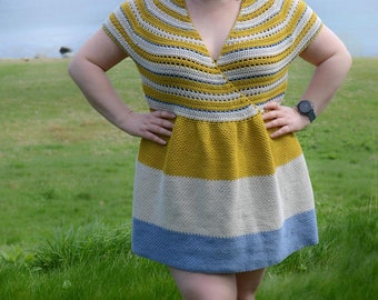 Sunshine Daydream Summer Dress Crochet Pattern PDF