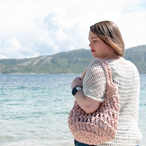 Crochet Bag Pattern Crochet Beach Bag Pattern Crochet Purse Bag Pattern Crochet Tote Bag Crochet Tote Crochet Shoulder Bag image 2