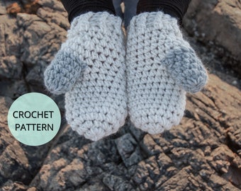 Bulky Mittens Crochet Pattern, Crochet Mittens Pattern, Mittens for Women, Mitten Crochet Pattern, Mitten Pattern, Mitten Glove, Mittens