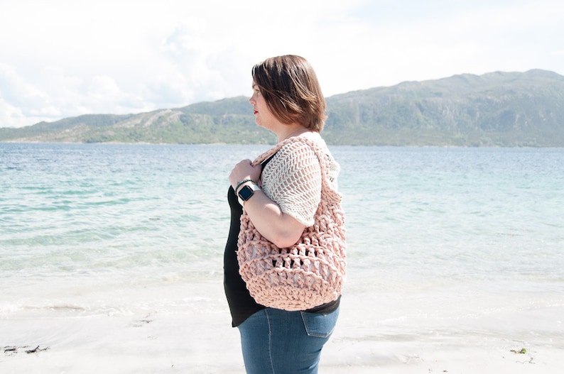 Crochet Bag Pattern Crochet Beach Bag Pattern Crochet Purse Bag Pattern Crochet Tote Bag Crochet Tote Crochet Shoulder Bag image 9