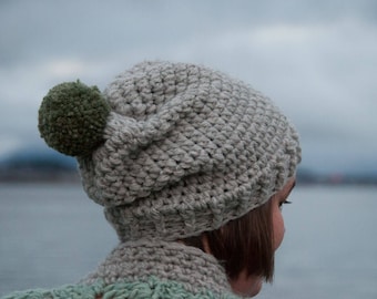 Hat Crochet Pattern: Bulky Winter Beanie (PDF Pattern)