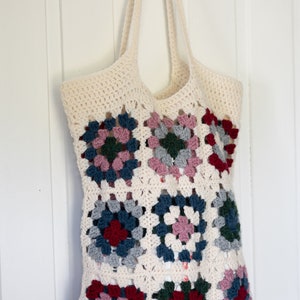 Crochet Bag Pattern Crochet Granny Square Bag Pattern Crochet Purse Bag Pattern Crochet Tote Bag Crochet Tote Crochet Shoulder Bag image 7