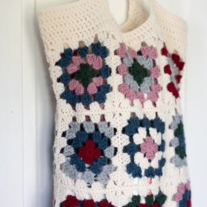 Crochet Bag Pattern Crochet Granny Square Bag Pattern Crochet Purse Bag Pattern Crochet Tote Bag Crochet Tote Crochet Shoulder Bag image 5