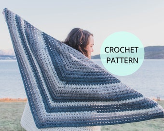 Crochet Shawl Pattern, Crochet Shawl, Shawl Wrap, Crochet Triangle Shawl, Crochet Pattern Shawl, Women Shawl, Scarf, Crochet Scarf Pattern