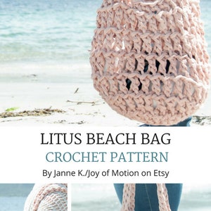 Crochet Bag Pattern Crochet Beach Bag Pattern Crochet Purse Bag Pattern Crochet Tote Bag Crochet Tote Crochet Shoulder Bag image 10