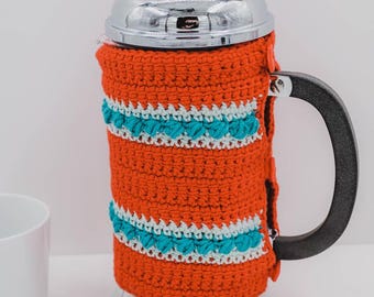 Easy French Press Cozy Crochet Pattern PDF