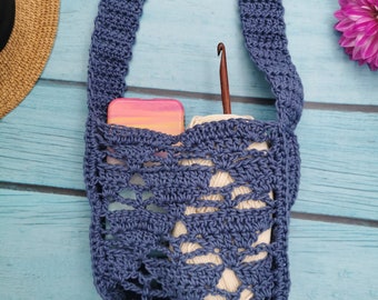 Crochet Summer Shoulder Bag Pattern: Easy Tote (PDF Pattern)