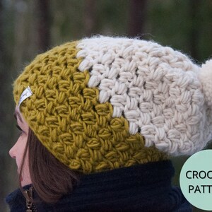 Crochet Beanie Pattern- Crochet Pattern- Crochet Hat- Crochet Beanie- Hat Pattern- Crochet Hat Patterns- Winter Hat Pattern- Winter Hat