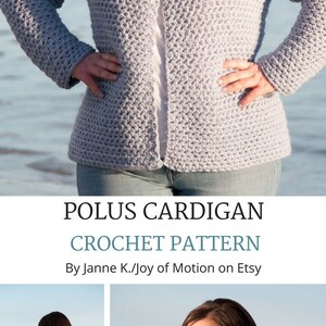 Crochet Cardigan Pattern Crochet Lace Cardigan Easy Cardigan Crochet Garment Pattern Crochet Fall Cardigan Crochet PDF Pattern image 10