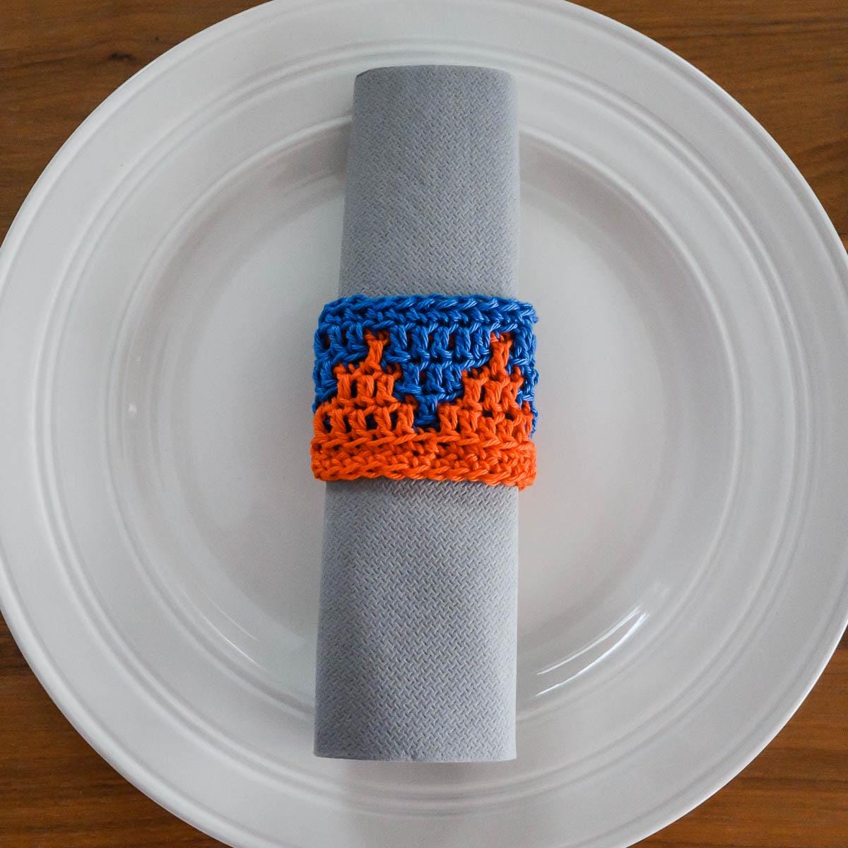 40 Mosaic Crochet Patterns: Boost Your Skills with Vibrant Designs 29 Easy Mosaic Crochet Napkin Ring