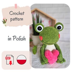 Żaba na Szydełku / wzór Szydełkowy / Polish Language