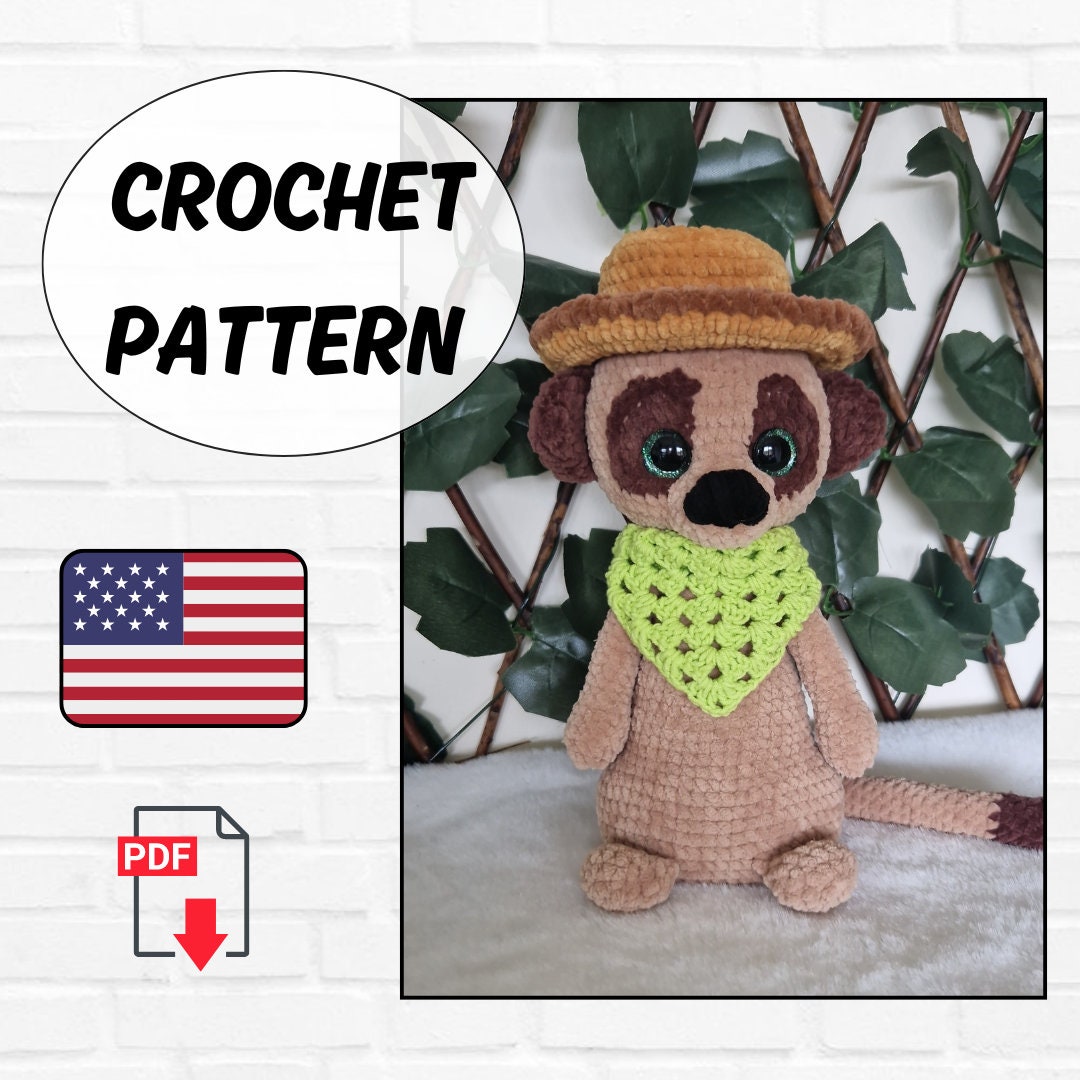 Meerkat Crochet Pattern /amigurumi PDF File - Etsy