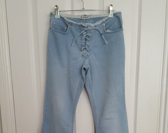 lace front jeans
