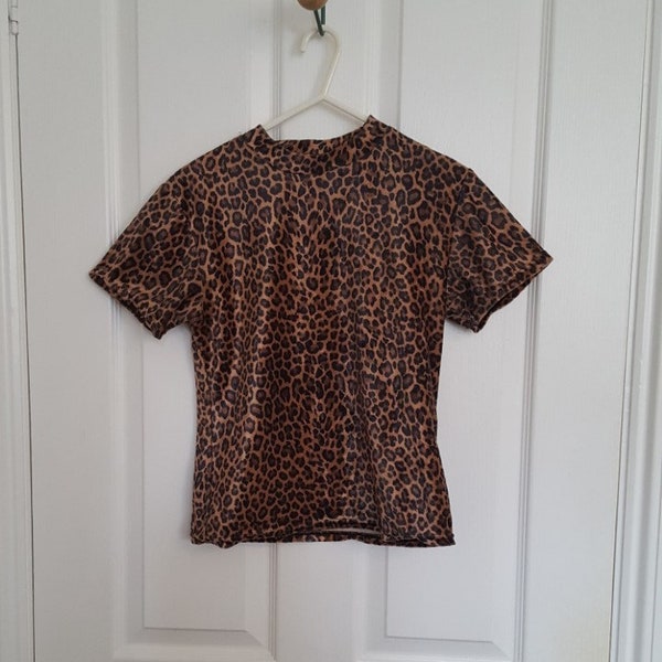 Leopard Print Top - Etsy