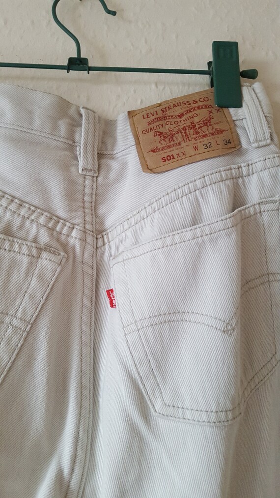 levis cream jeans