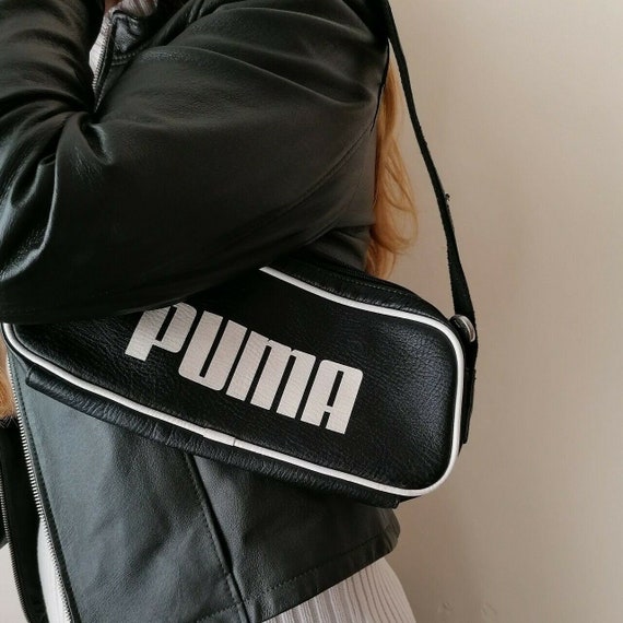 Vintage 1990's Puma Real Leather Handbag | Etsy