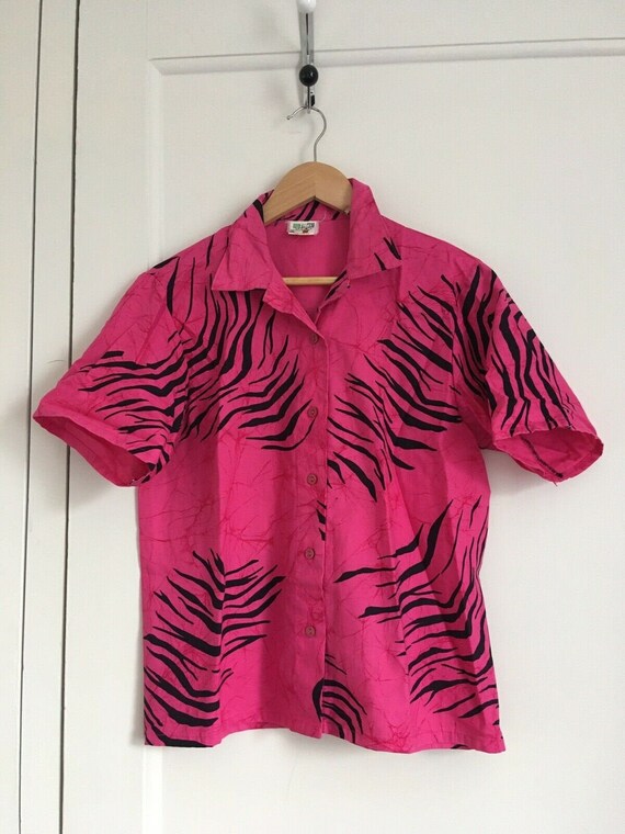topshop pink zebra print dress