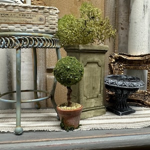Dollhouse Miniature Topiary: Handmade Garden Plant