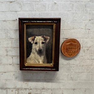 Dollhouse Miniature Dog Portrait, Miniature Canine Print image 4