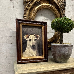Dollhouse Miniature Dog Portrait, Miniature Canine Print image 1