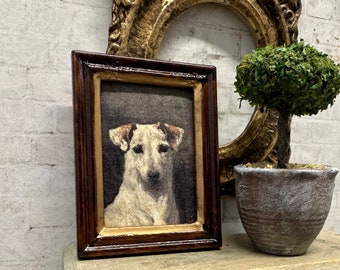 Dollhouse Miniature Dog Portrait, Miniature Canine Print