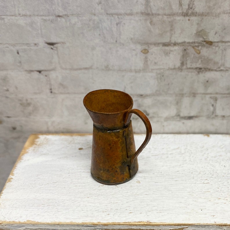 Dollhouse Miniature Rusty Pitcher, Dollhouse Kitchen Accessories image 2