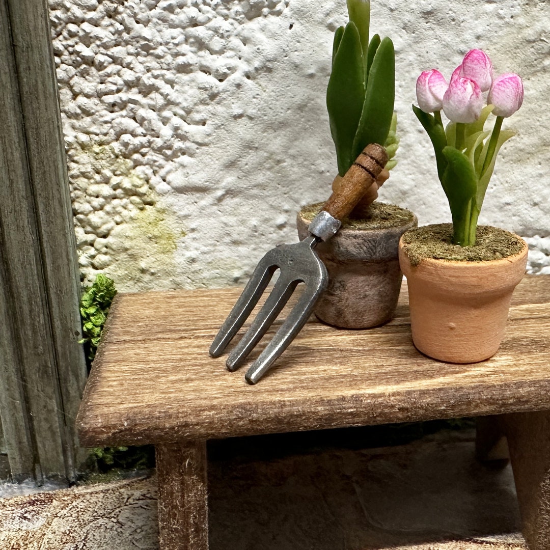 Dollhouse Miniature Miniature Hand Rake - Etsy