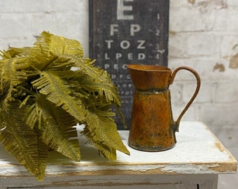 Dollhouse Miniature Rusty Pitcher, Dollhouse Kitchen Accessories