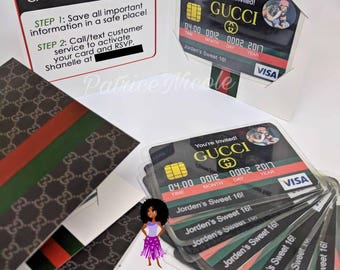 gucci invitations etsy