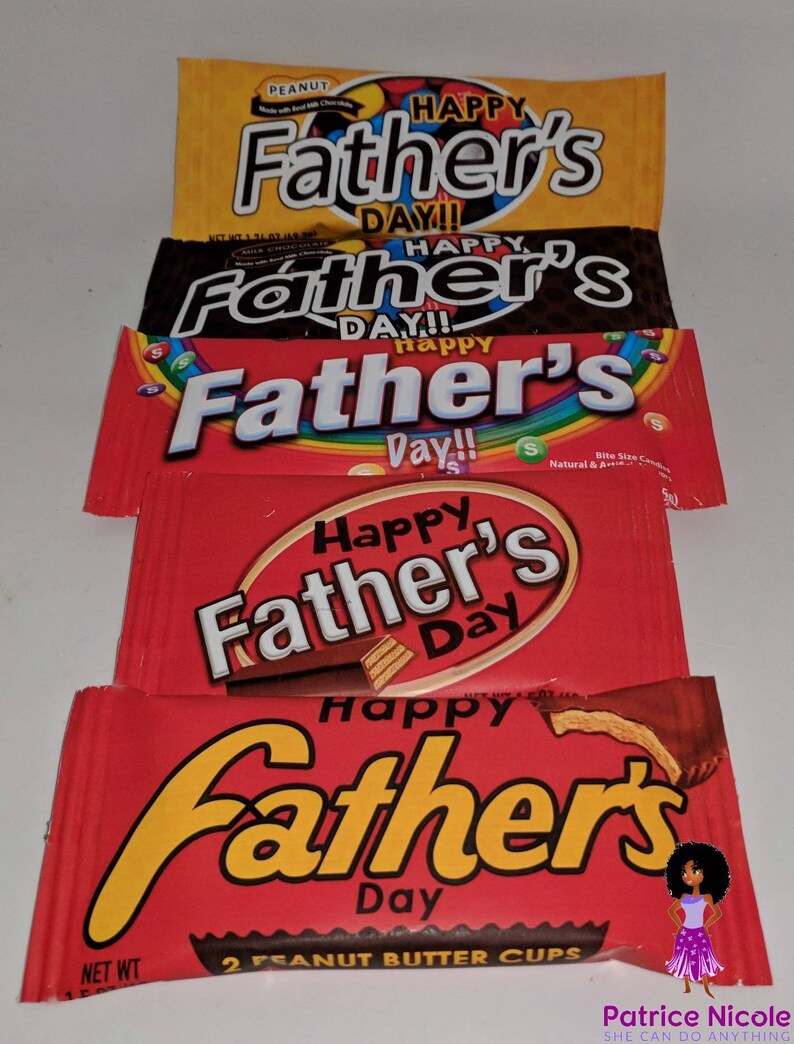 Download Fathers Day Skittles Wrapper DIGITAL DOWNLOAD | Etsy