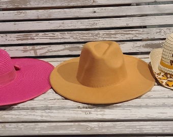 CLEARANCE Leopard, Pink, Camel, LOT of 3 Hats. May have some damage or defects. Gift Custom Personalize  Gift