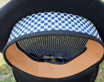 Vintage Mestska Policie Police Czech Republic Officer Hat Helmet
