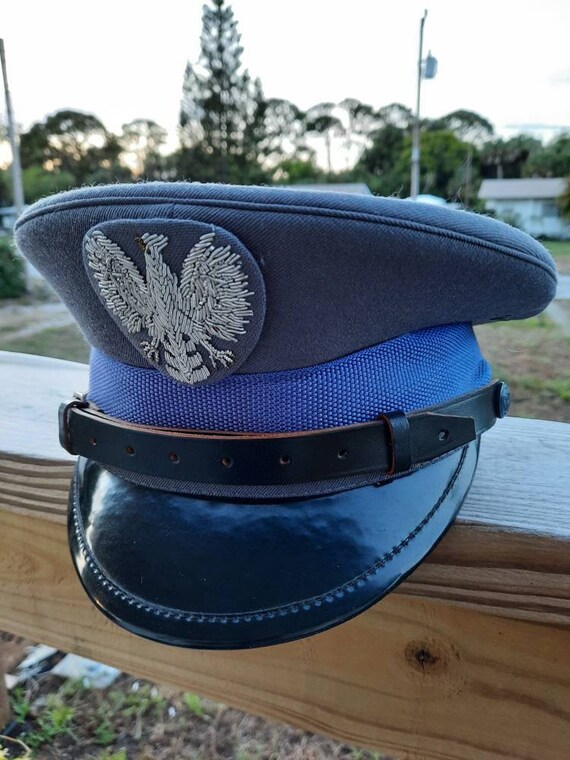 Vintage Polish Police Office Hat Helmet 