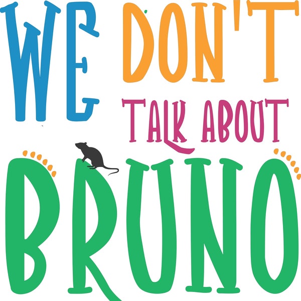 We Don't Talk About Bruno SVG/PNG